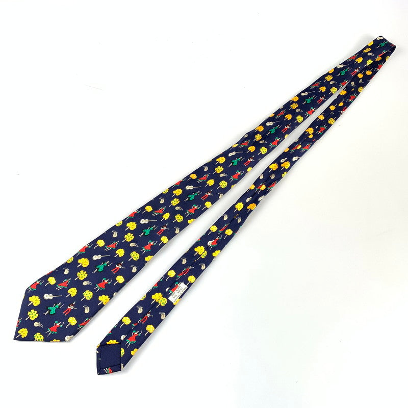 【中古】HERMES | エルメス ネクタイ ブルー