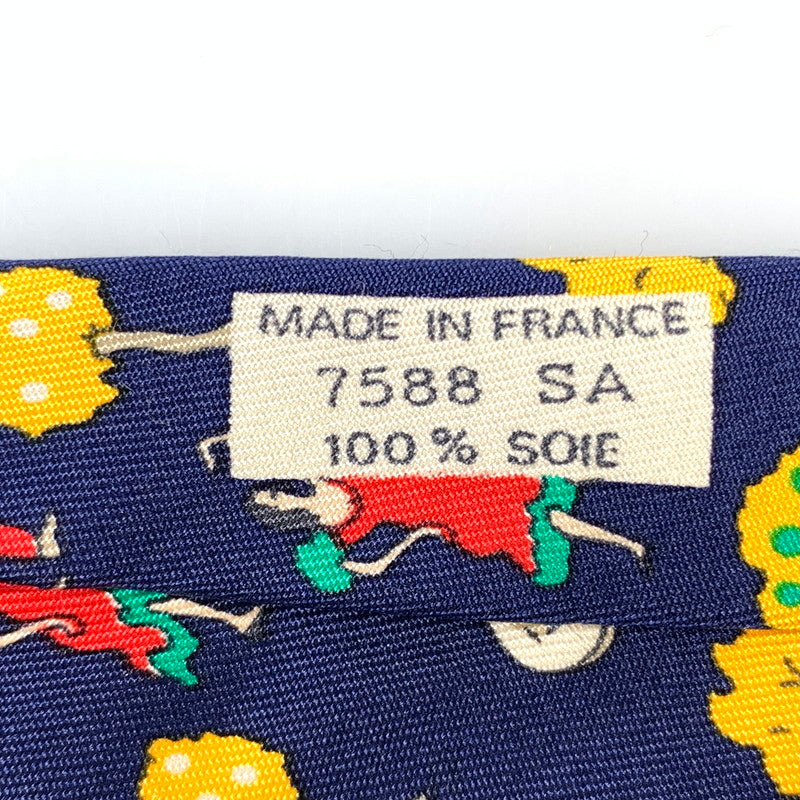 【中古】HERMES | エルメス ネクタイ ブルー