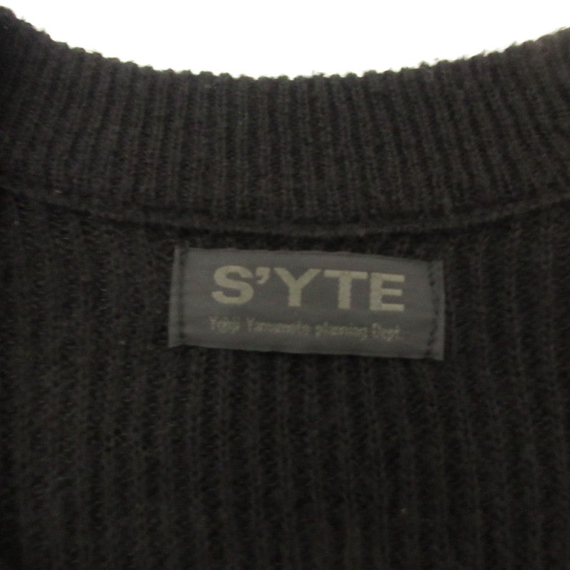 【中古】S'YTE:YOHJI YAMAMOTO | サイトヨウジヤマモト COLOR PANELING MOHAIR CARDIGAN カーディガン UV-K07-616 マルチカラー サイズ:3