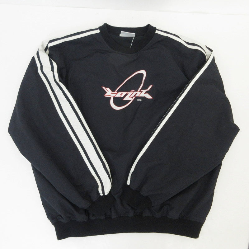 【中古】SAINT MICHAEL | セントマイケルセイントマイケル NYLON PULLOVER/SAINT/BLACK 長袖シャツ SM-YS1-0000-054 ブラック サイズ:L