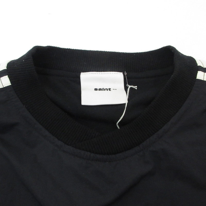 【中古】SAINT MICHAEL | セントマイケルセイントマイケル NYLON PULLOVER/SAINT/BLACK 長袖シャツ SM-YS1-0000-054 ブラック サイズ:L