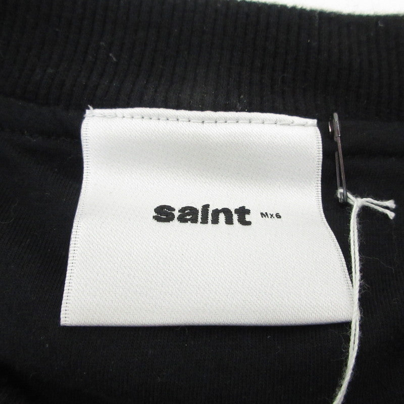 【中古】SAINT MICHAEL | セントマイケルセイントマイケル NYLON PULLOVER/SAINT/BLACK 長袖シャツ SM-YS1-0000-054 ブラック サイズ:L