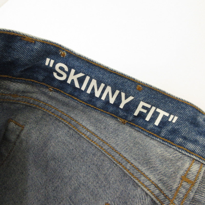 【中古】OFF-WHITE | オフホワイト デニムパンツ OMCE015F17149068 ブルー