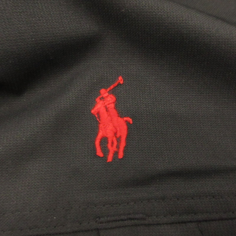 【中古】POLO RALPH LAUREN | ポロ・ラルフローレン WATER RESISTANT HOODED JACKET マウンテンパーカー ブラック サイズ:XL