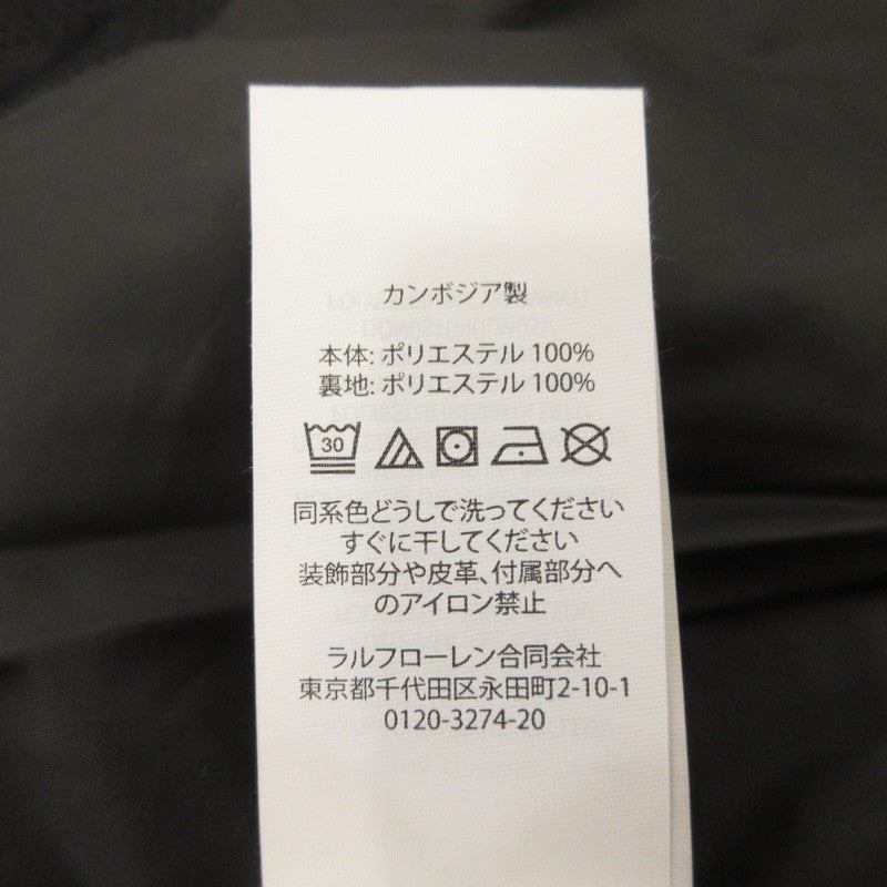 【中古】POLO RALPH LAUREN | ポロ・ラルフローレン WATER RESISTANT HOODED JACKET マウンテンパーカー ブラック サイズ:XL