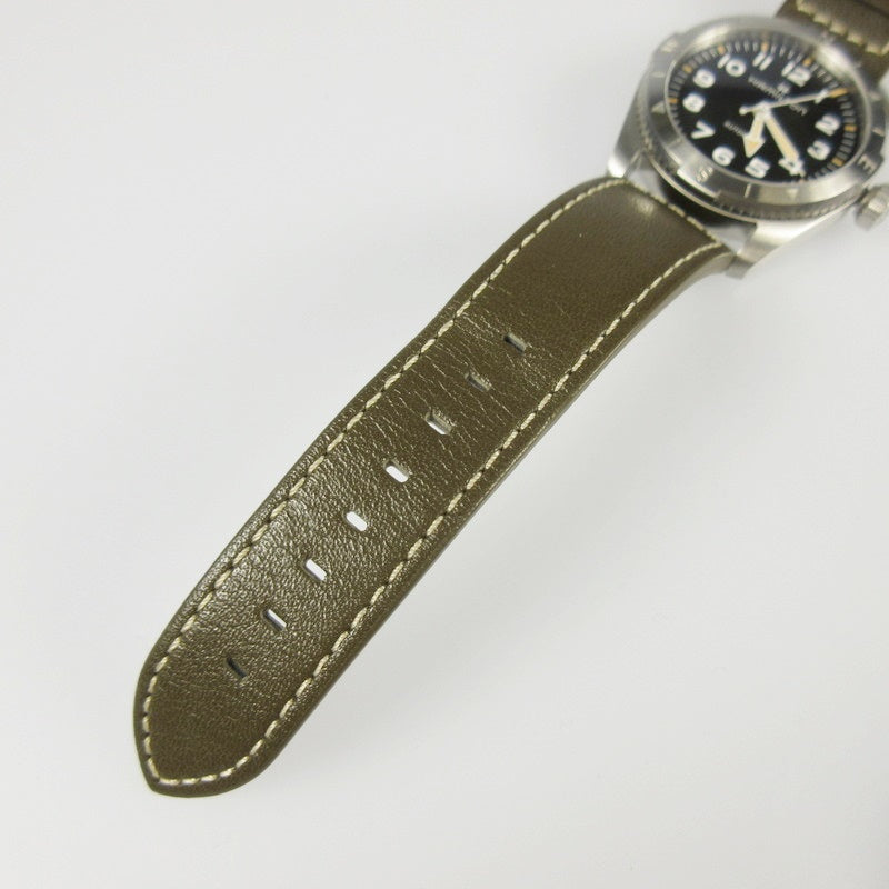 【中古】HAMILTON | ハミルトン カーキフィールド Expedition Auto 腕時計 H70225830 日差+12秒 シルバー
