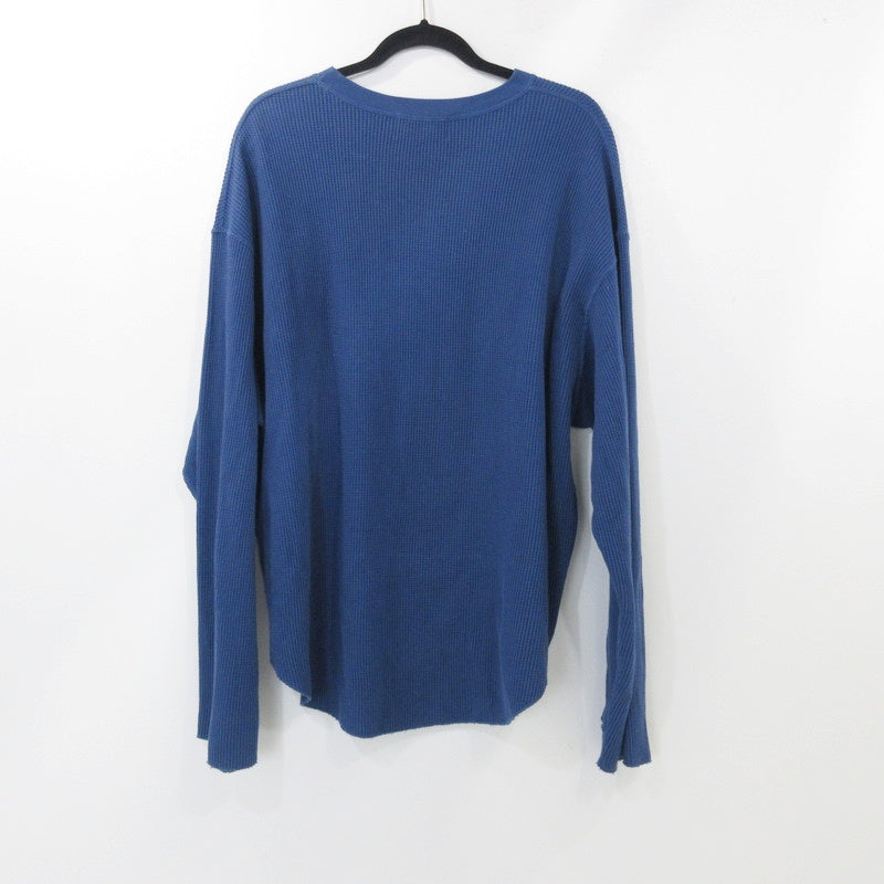 【中古】UNUSED | アンユーズド Long Sleeve Thermal T-shirt/Over size 長袖Tシャツ US2452 ブルー サイズ:2