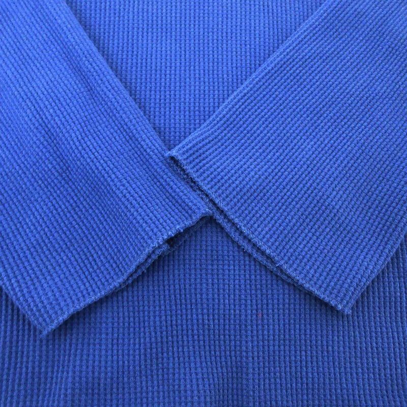 【中古】UNUSED | アンユーズド Long Sleeve Thermal T-shirt/Over size 長袖Tシャツ US2452 ブルー サイズ:2