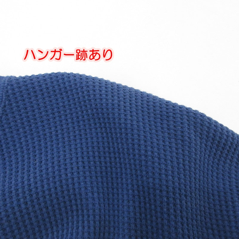 【中古】UNUSED | アンユーズド Long Sleeve Thermal T-shirt/Over size 長袖Tシャツ US2452 ブルー サイズ:2