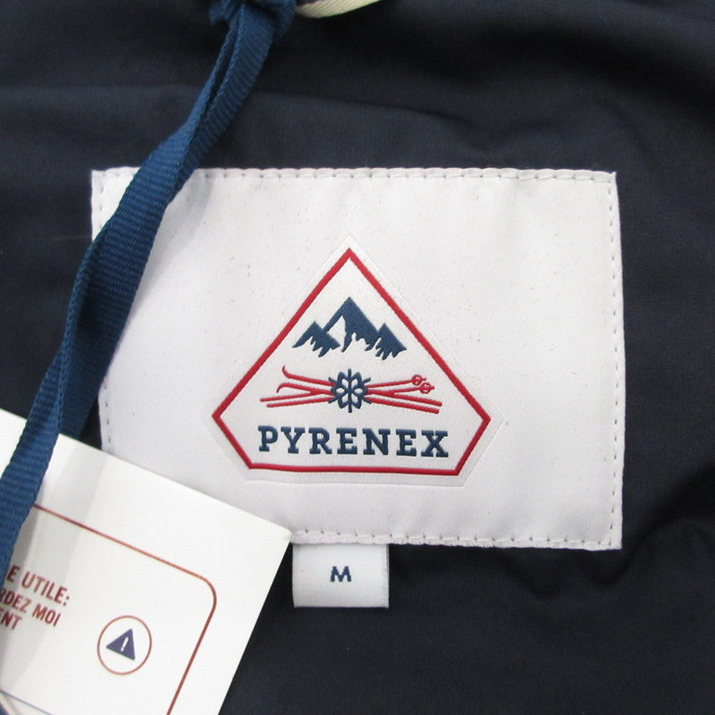 【中古】Pyrenex | ピレネックス CAMO BLUE PRINT ダウンベスト HUS012 ネイビー サイズ:M