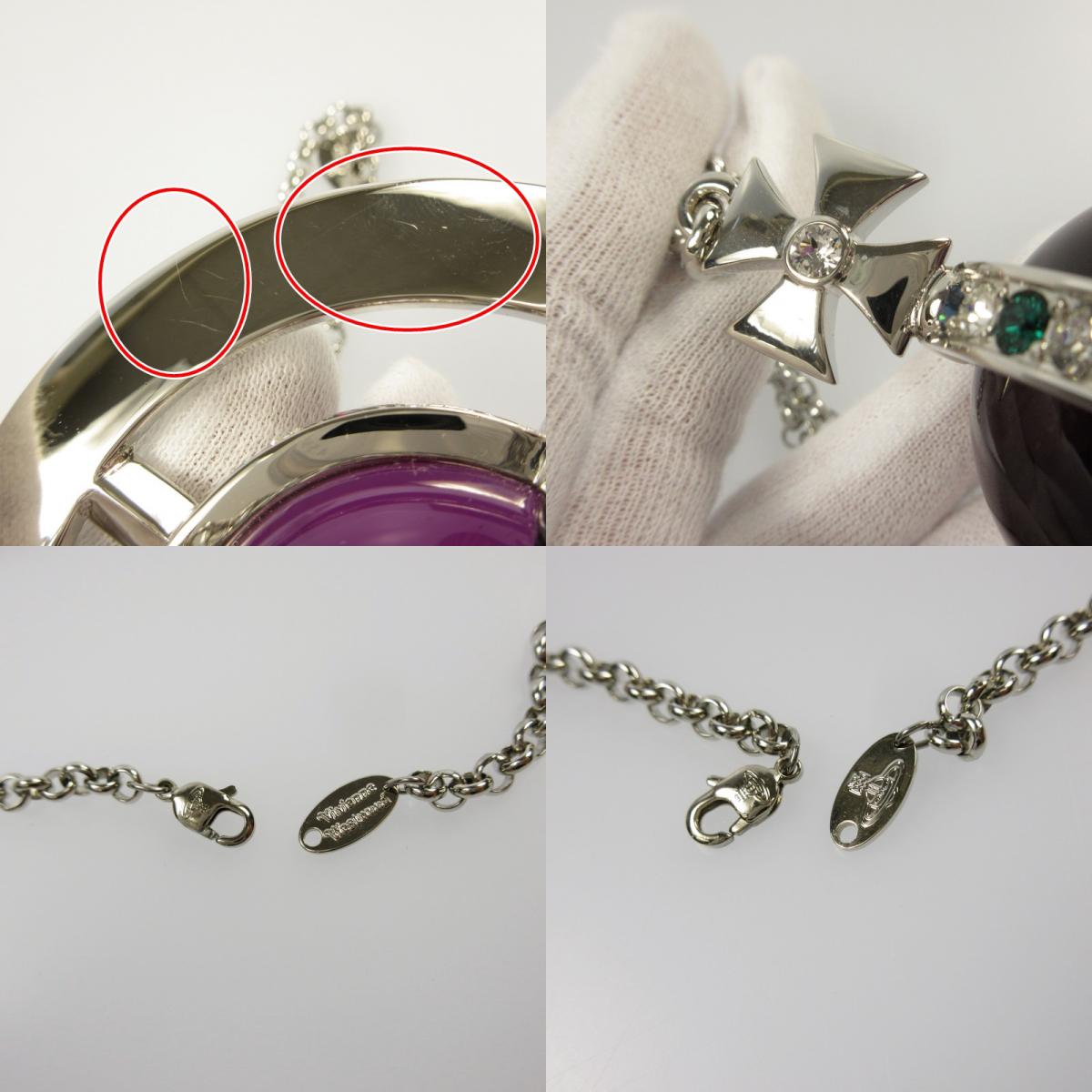 【中古】Vivienne Westwood | ヴィヴィアンウエストウッド NEWジャイアントオーブ ネックレス 63020342 ワールズエンド限定 シルバー