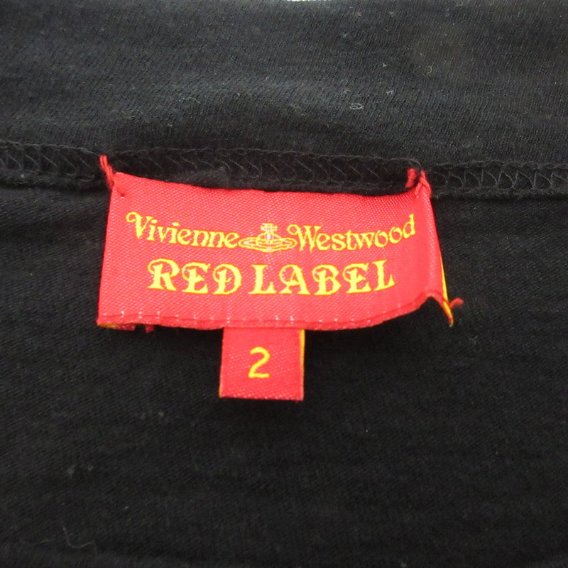 【中古】Vivienne Westwood Red Label | ヴィヴィアンウエストウッド レッドレーベル スカルプリント ワンピース 357-01-57030 ブラック サイズ:2
