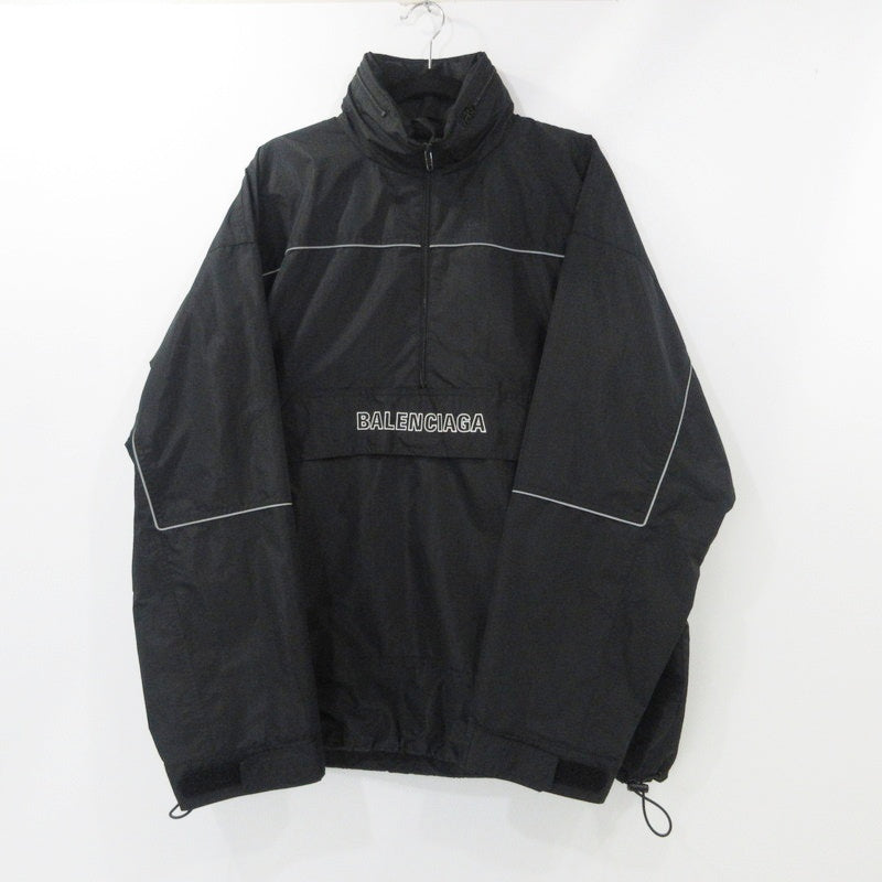 【中古】BALENCIAGA | バレンシアガ ナイロンジャケット 556229 TYD33 年式:2019S/S ブラック サイズ:46