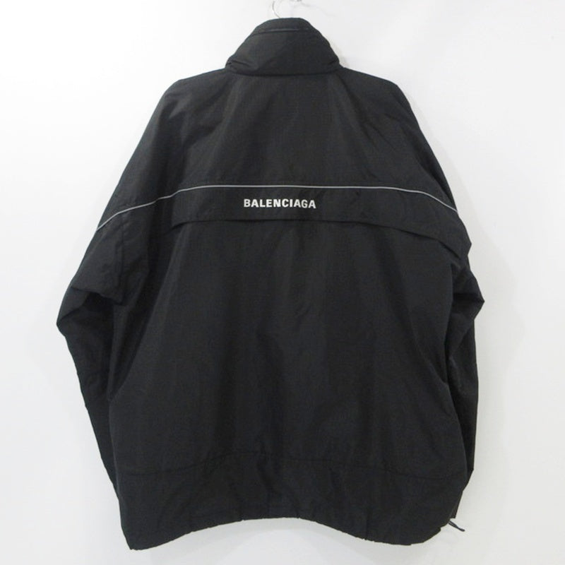 【中古】BALENCIAGA | バレンシアガ ナイロンジャケット 556229 TYD33 年式:2019S/S ブラック サイズ:46