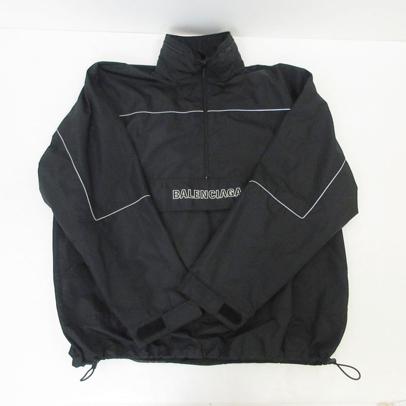 【中古】BALENCIAGA | バレンシアガ ナイロンジャケット 556229 TYD33 年式:2019S/S ブラック サイズ:46