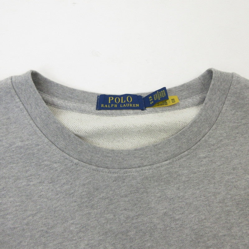 【中古】POLO RALPH LAUREN | ポロ・ラルフローレン ループバックテリースウェットシャツ スウェット グレー サイズ:XL