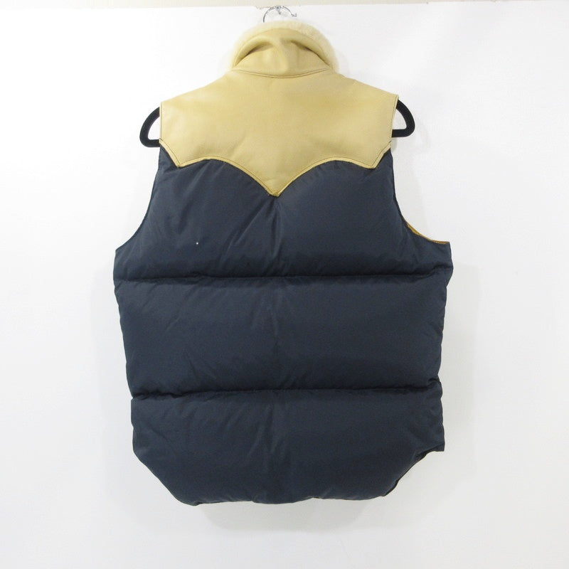 【中古】Rocky Mountain FeatherBed | ロッキーマウンテンフェザーベッド CHRISTY VEST ダウンベスト 450-502-02 ネイビー サイズ:36