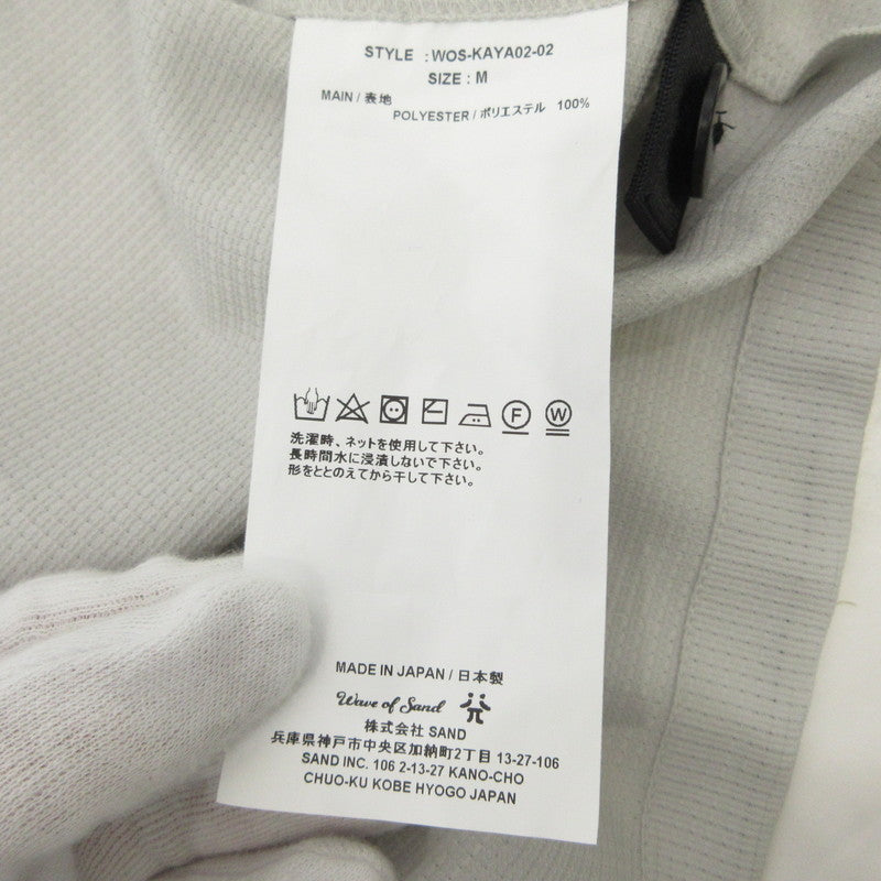 KAYA ZIP UP TOP Nylon Jacket WOS-KAYA02-02 Gray Size: M