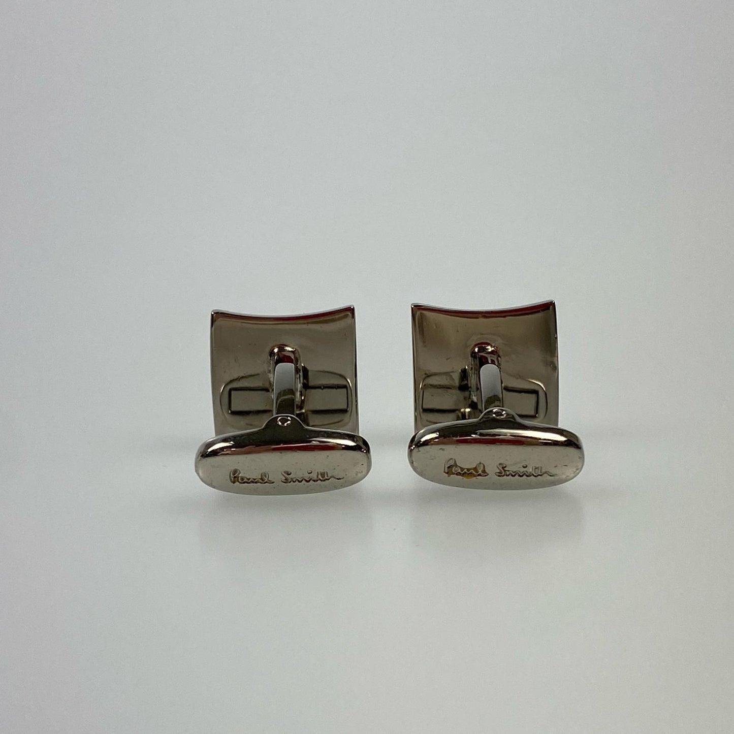 【中古】Paul Smith | ポール・スミス シグネチャーストライプツイスト カフス 553973 220 シルバー