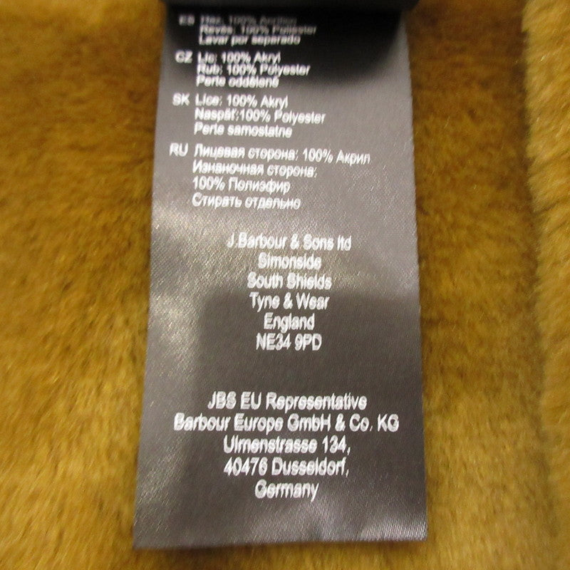 【中古】Barbour | バーブァー warm pile lining ベスト MLI0003 ブラウン サイズ:36