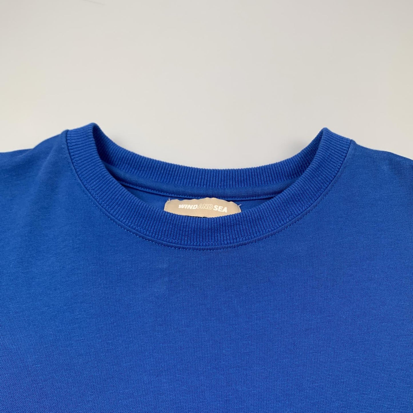 【中古】WIND AND SEA | ウィンダンシーウインダンシー WDS BIGGER S/S TEE 半袖Tシャツ WDS-CS-369 ブルー サイズ:L