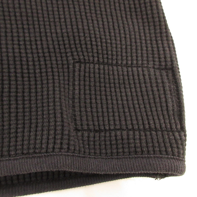 【中古】 WAFFLE CREW NECK 長袖Tシャツ ブラック サイズ:L