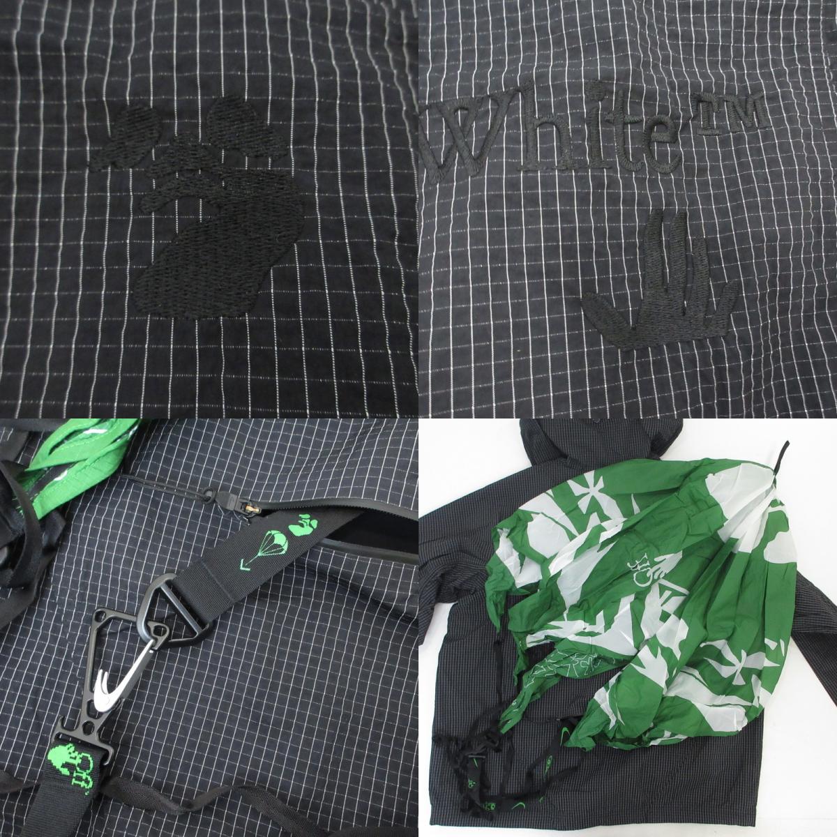 【中古】OFF-WHITE | オフホワイト AS M NRG MC ANORAK ナイロンジャケット DV4451-010 ブラック サイズ:M