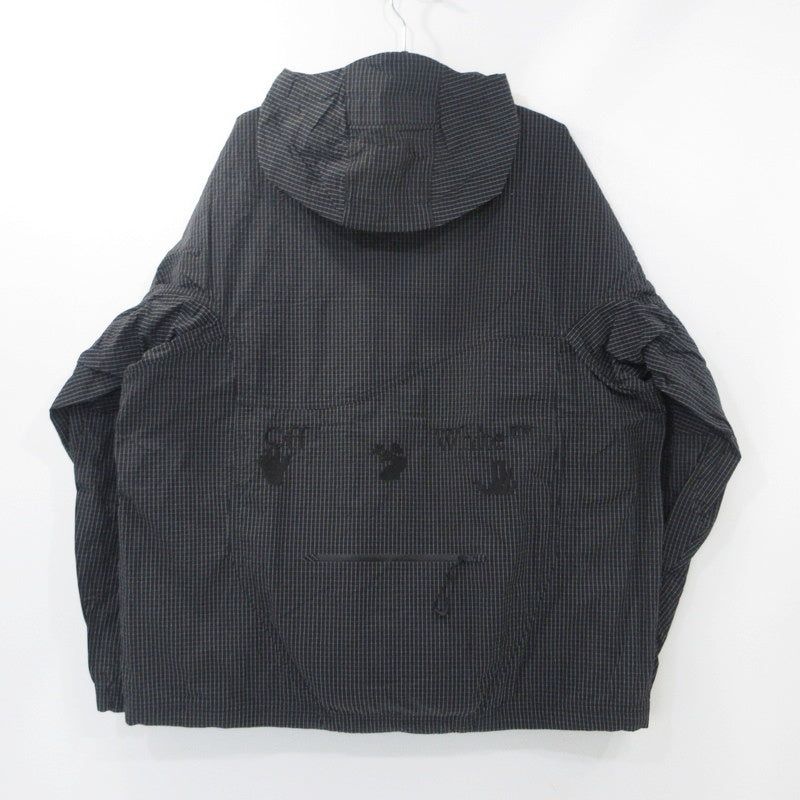 【中古】OFF-WHITE | オフホワイト AS M NRG MC ANORAK ナイロンジャケット DV4451-010 ブラック サイズ:M