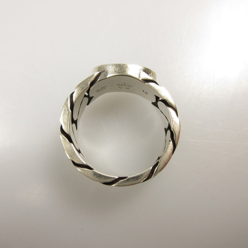【中古】GUCCI | グッチ インターロッキングGエナメル リング・指輪 701612