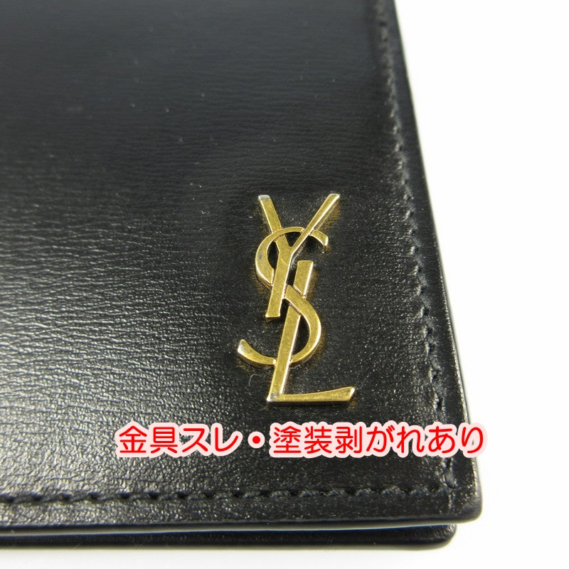 【中古】SAINT LAURENT | サンローラン ビルクリップウォレットタイニーカサンドラ 札入れ 607738