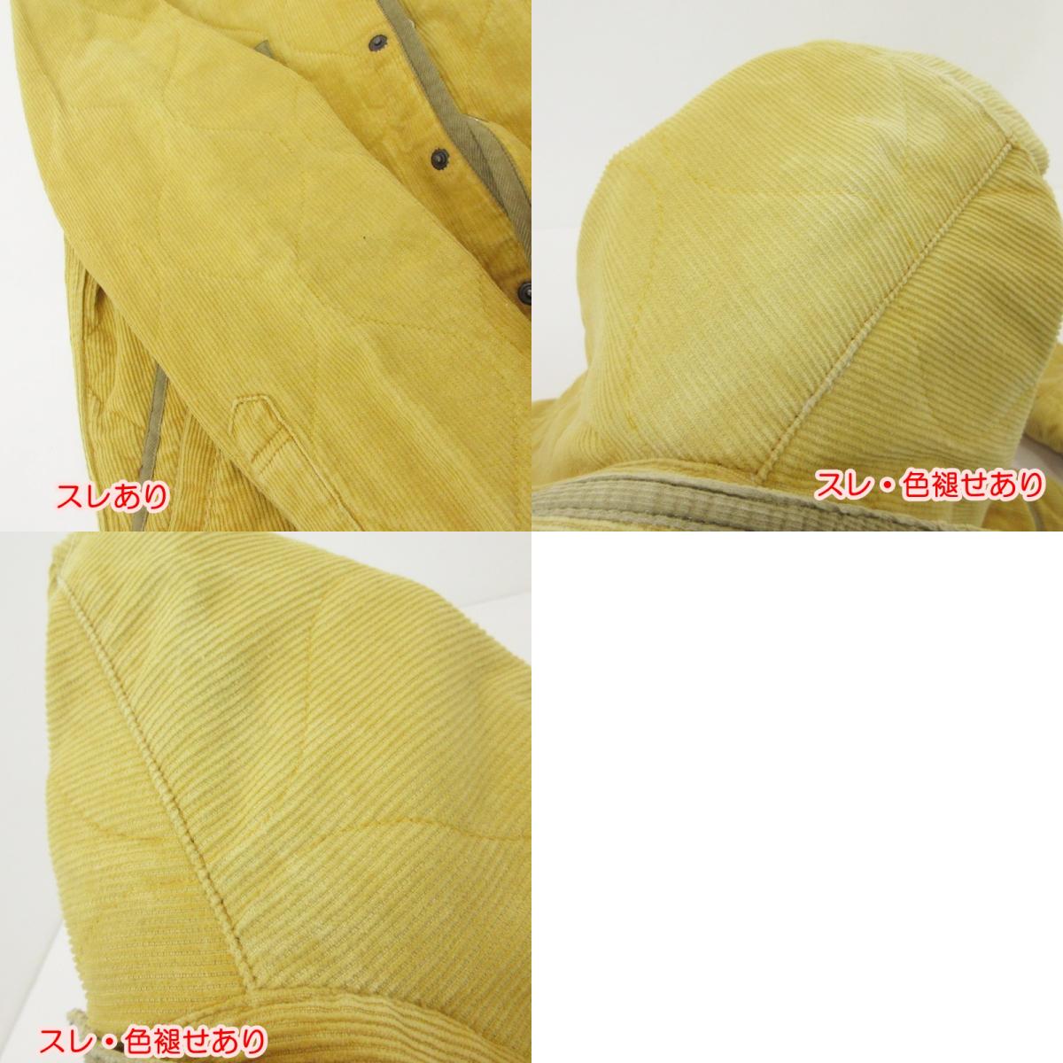 【中古】NATAL DESIGN | ネイタルデザイン QUILTED JACKET CORD その他アウター イエロー サイズ:S