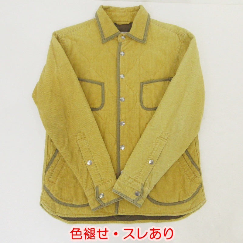 【中古】NATAL DESIGN | ネイタルデザイン QUILTED JACKET CORD その他アウター イエロー サイズ:S