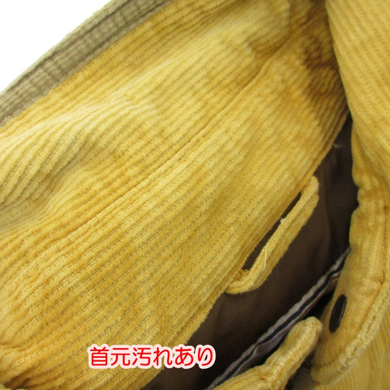 【中古】NATAL DESIGN | ネイタルデザイン QUILTED JACKET CORD その他アウター イエロー サイズ:S