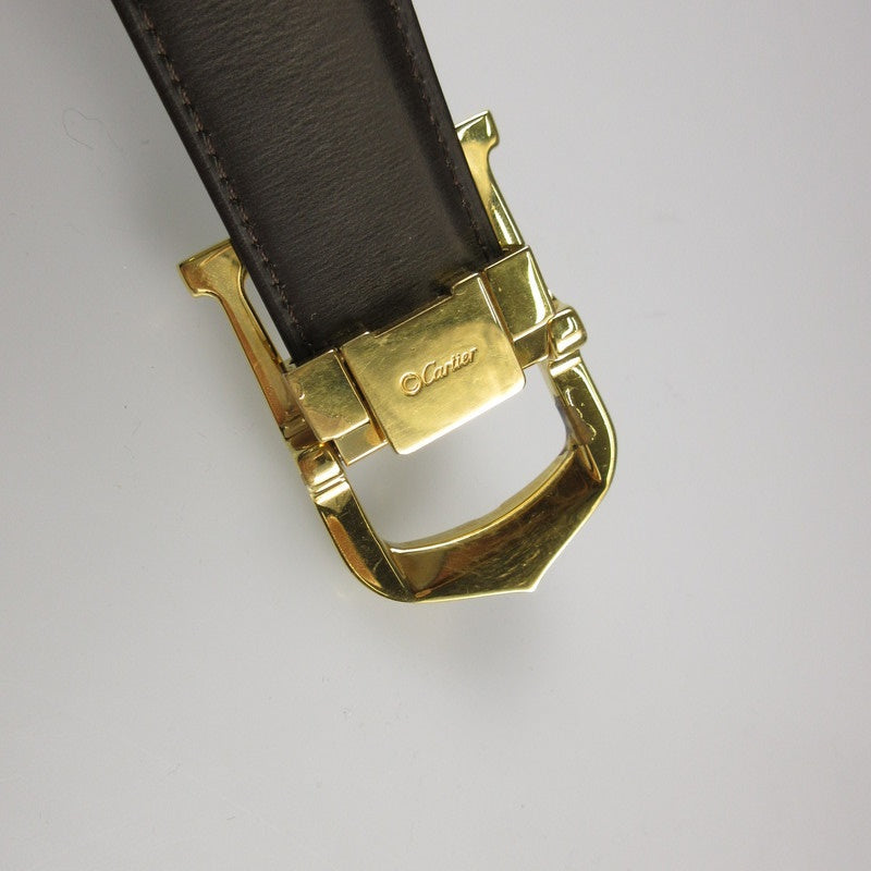 【中古】CARTIER | カルティエ アルディロン ロング2Cバックル ベルト