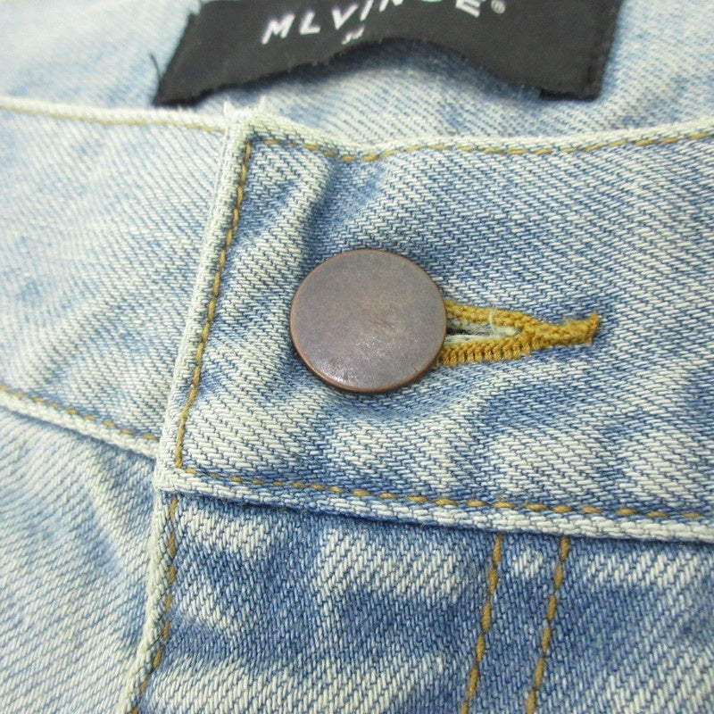 【中古】 DB FLARE JEANS デニムパンツ ブルー サイズ:34