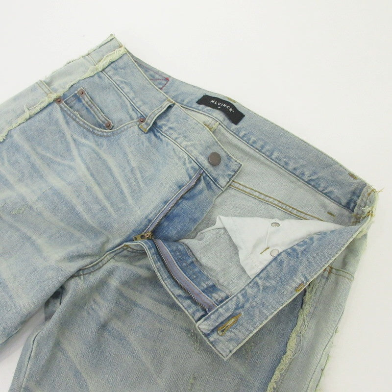 【中古】 DB FLARE JEANS デニムパンツ ブルー サイズ:34