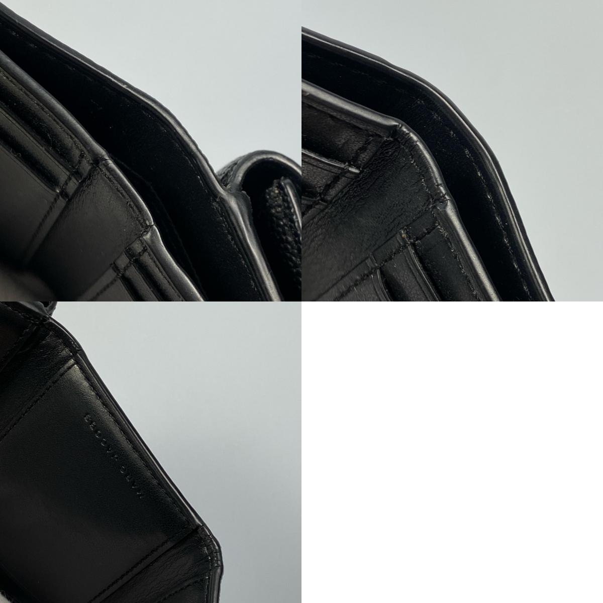 【中古】MARC JACOBS | マークジェイコブス MEDIUM TRIFOLD 三つ折り財布 S116M06SP21 ブラック