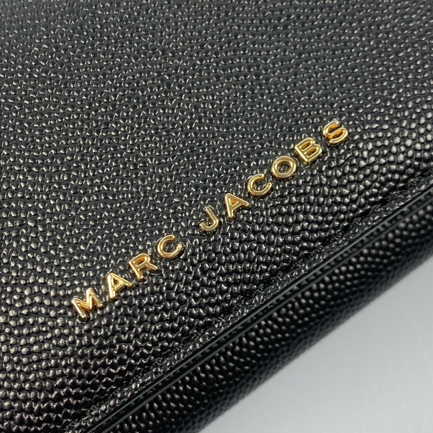 【中古】MARC JACOBS | マークジェイコブス MEDIUM TRIFOLD 三つ折り財布 S116M06SP21 ブラック