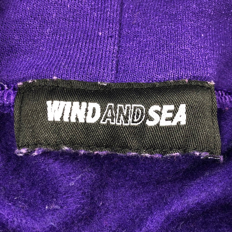 【中古】WIND AND SEA | ウィンダンシーウインダンシー パーカー PWM30190 2020A/W パープル