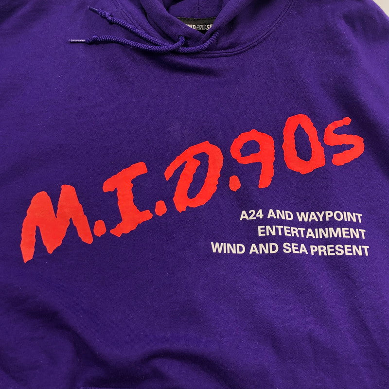 【中古】WIND AND SEA | ウィンダンシーウインダンシー パーカー PWM30190 2020A/W パープル