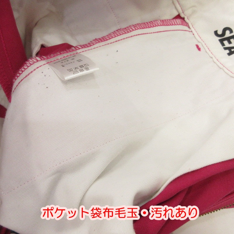 【中古】WIND AND SEA | ウィンダンシーウインダンシー 2TUCK TROUSERS パンツ WDS-20S2-PT-03 ピンク サイズ:S