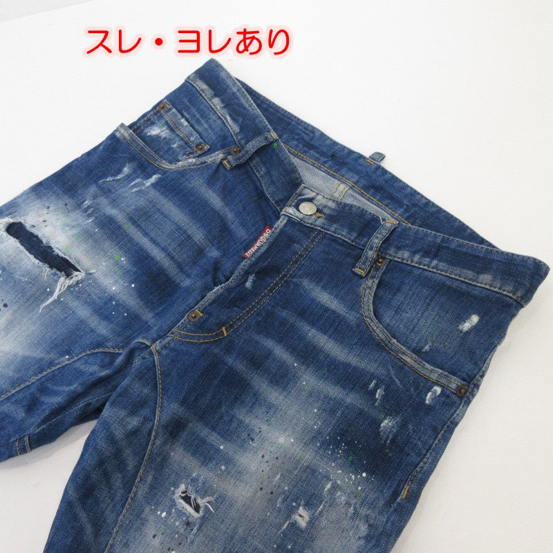 【中古】DSQUARED2 | ディースクエアード TIDY BIKER JEAN デニムパンツ S74LB0516 ブルー サイズ:48