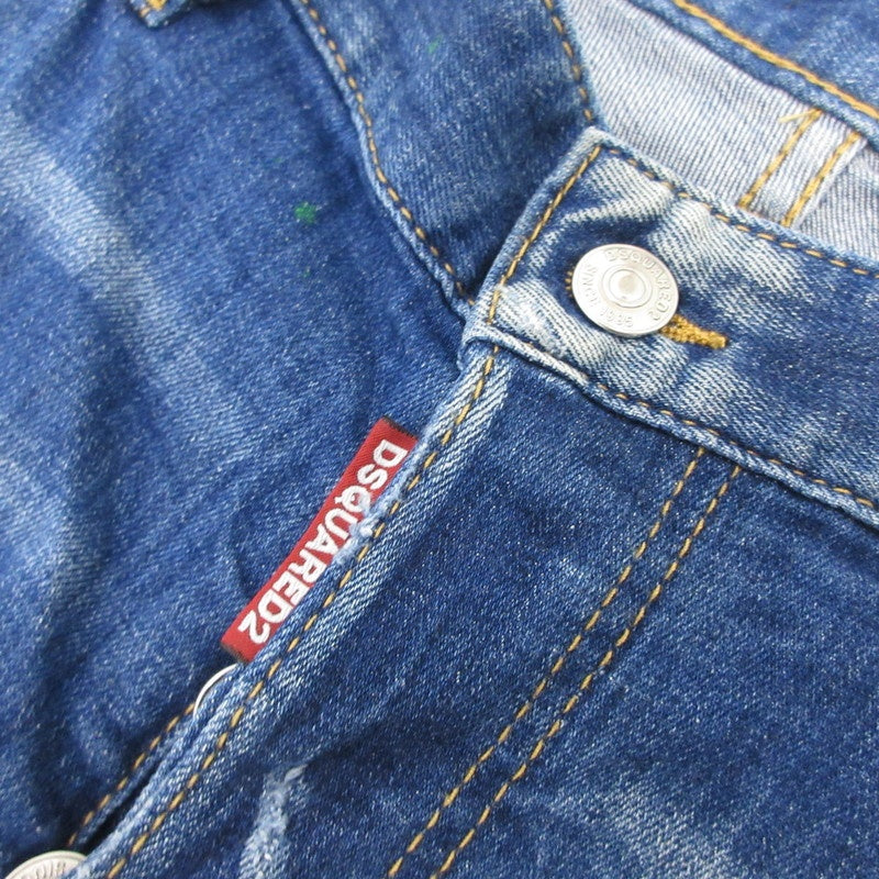 【中古】DSQUARED2 | ディースクエアード TIDY BIKER JEAN デニムパンツ S74LB0516 ブルー サイズ:48