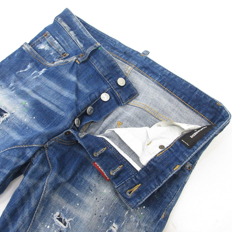 【中古】DSQUARED2 | ディースクエアード TIDY BIKER JEAN デニムパンツ S74LB0516 ブルー サイズ:48