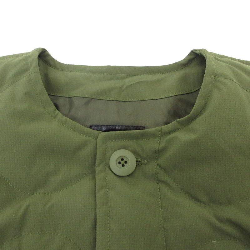 【中古】DAIWA PIER39 | ダイワピア TECH QUILT DOWN LINER CARDIGAN ダウンジャケット BJ-26022W オリーブ サイズ:S