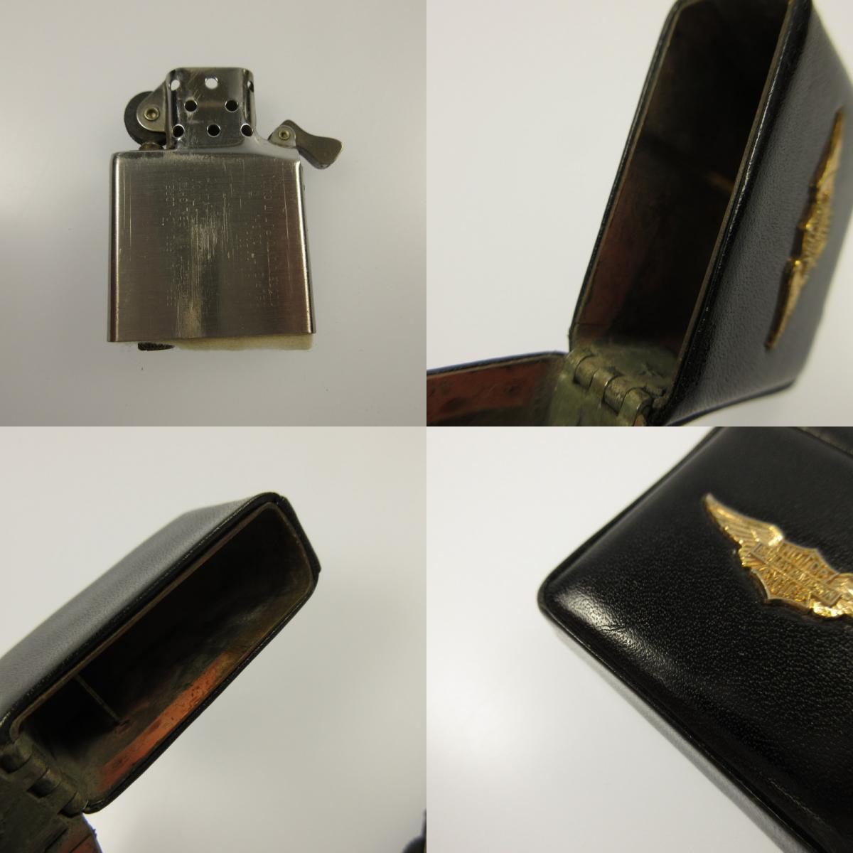 【中古】ZIPPO | ジッポ HARLEY DAVIDSON 革巻き ライター インサイドユニット1984年製