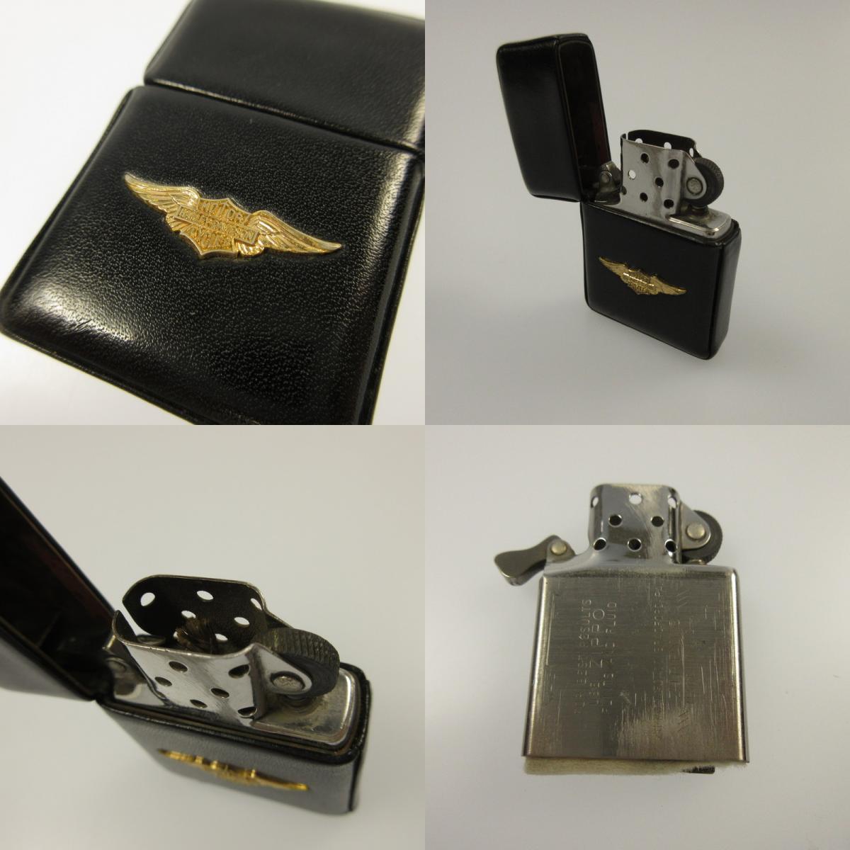 【中古】ZIPPO | ジッポ HARLEY DAVIDSON 革巻き ライター インサイドユニット1984年製