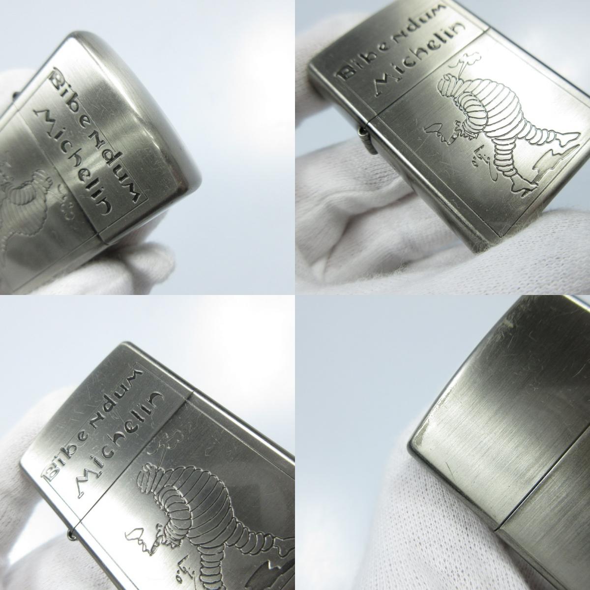 【中古】ZIPPO | ジッポ BIBENDUM MICHELIN ライター シルバー