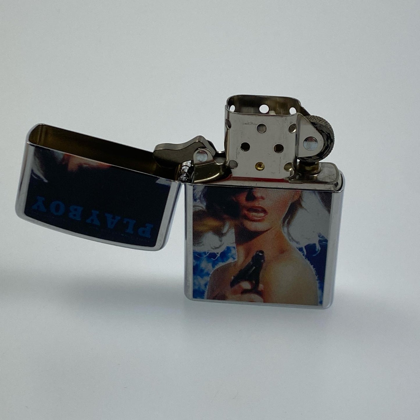 【中古】ZIPPO | ジッポ November '65 James Bond ライター PLAYBOY 年式:2005年製 シルバー