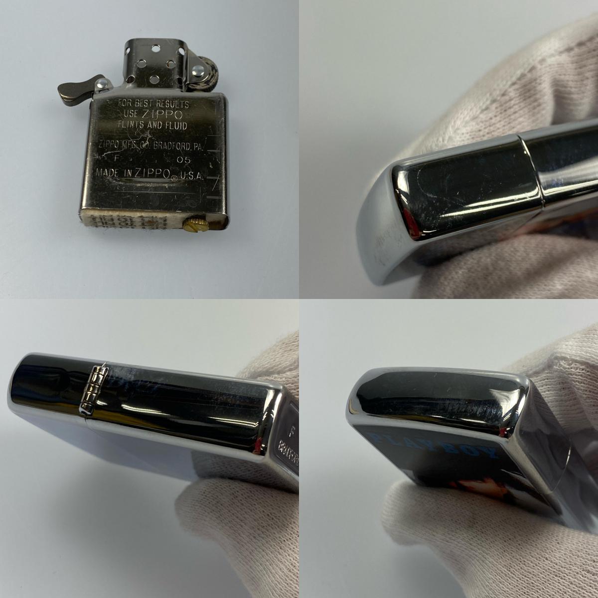 【中古】ZIPPO | ジッポ November '65 James Bond ライター PLAYBOY 年式:2005年製 シルバー
